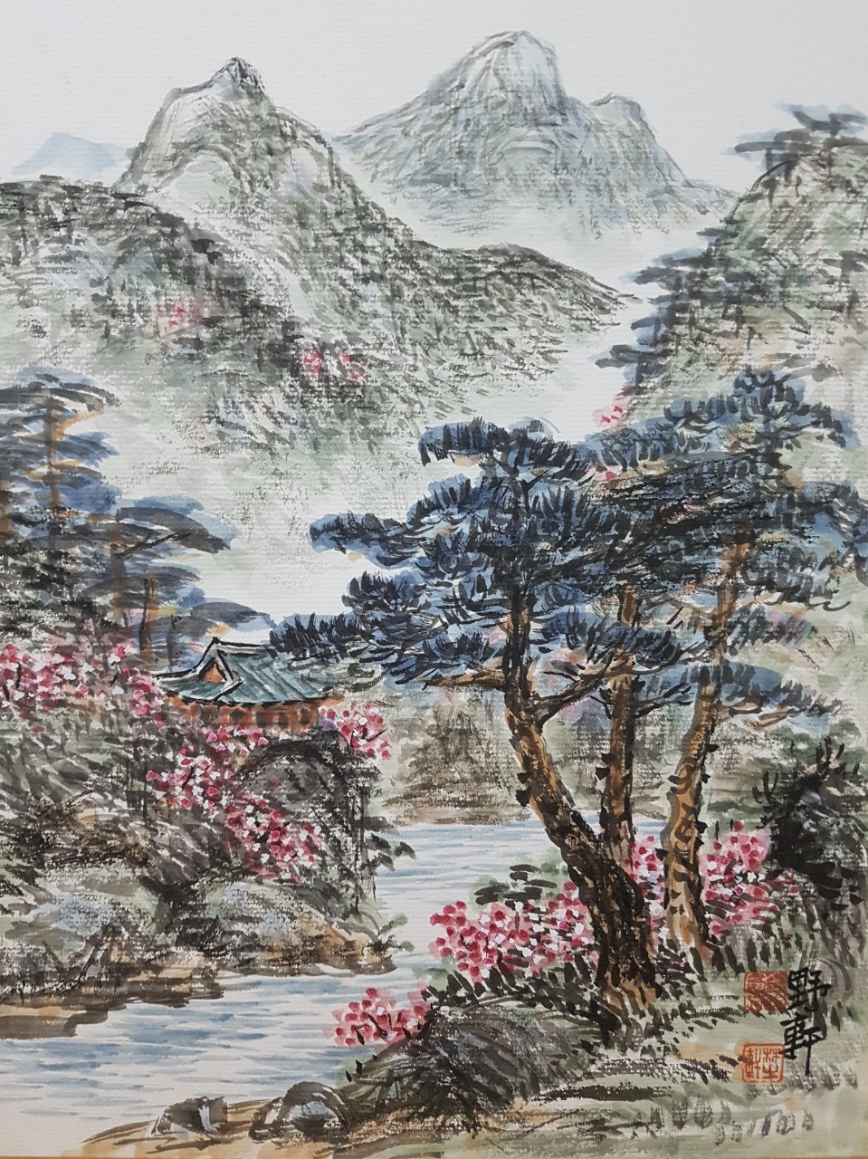 한국화가 야헌 김부장
